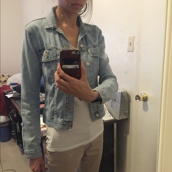 Cheap Monday light wash denim jean jacket XS - Picture 3 of 6